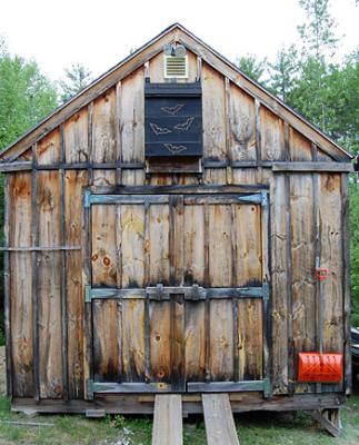 Shed with Bat House